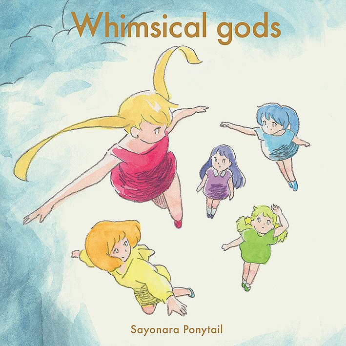 the album art for sayonara ponytail's 2020 limited edition mini-single, Kami-sama no Itazura